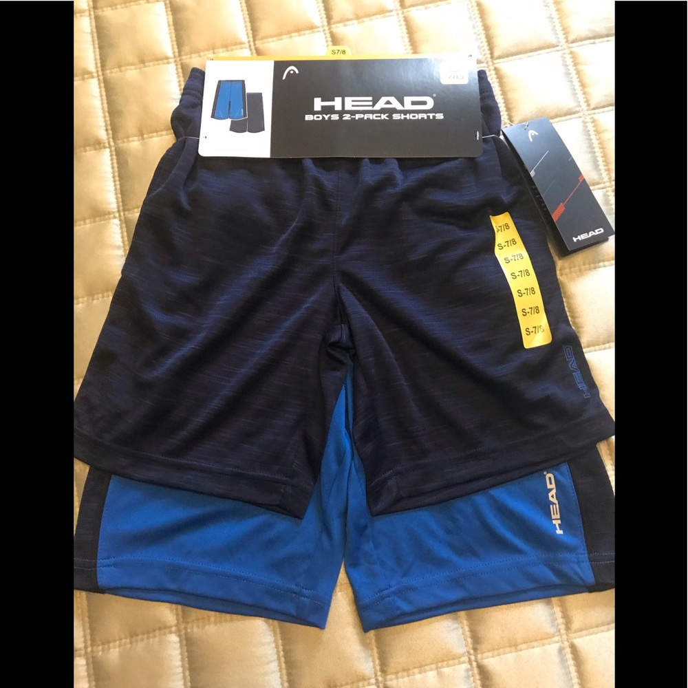 Boys Head Shorts, 2 pairs